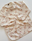 Long Sleeved Baby Bib - Alpacas