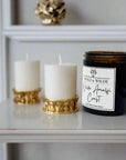 Premium Amalfi Coast luxury scented candle, handmade with citrus, herbs, musk, vegan-friendly, best-selling aromatherapy candle for relaxation by Wolf & Wilde at brixbailey.com