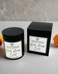 Amalfi Coast luxury scented candle, premium handmade aromatherapy with citrus, herbs, and musk, vegan friendly, elegant soothing ambiance by Wolf & Wilde at brixbailey.com