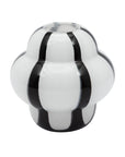 Amelia Zebra Black and White Striped Vase