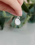 Ammonite Fossil Silver Charm
