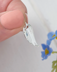 Angel Wing Silver Charm