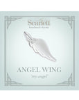 Angel Wing Silver Charm