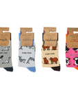 Animal Antics 4 Pack Bamboo Sock Set