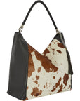 Natural Animal Print Leather Shoulder Bag Ethical Bag Brand Brix and Bailey
