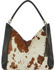 Natural Animal Print Leather Shoulder Bag Ethical Bag Brand Brix and Bailey