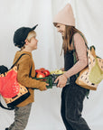 Kids' Adventure Apple Backpack – Fun & Durable for Outdoors by Muni at www.brixbailey.com