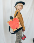 Kids Apple Motif Backpack for Ages 2 to 6