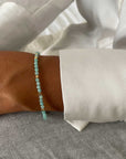 Amazonite and Gold Bead Bracelet
