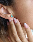 Simi Gemstone Studs with Labradorite