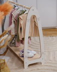 Arched Clothing Rack For Children - Large White
