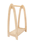 Arched Clothing Rack For Children - Small Natural Wood