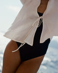 The Anna Blouse in white