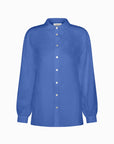 The Gina Oversized Shirt in Klein blue