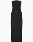 The Frances Bandeau Dress in black