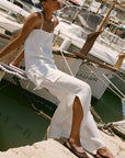 The Livia Tunic Top in off-white