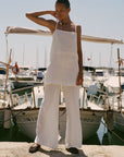 The Livia Tunic Top in off-white