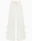 The Giulia Drawstring Trousers in off-white