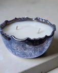 Repurposed Vintage Pot Candle