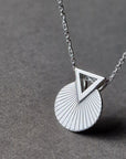 Art Deco Sterling Silver Chain Necklace