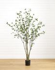 Minimalist Artificial Citrus Tree - 7'