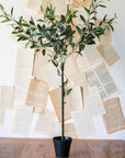 Faux Olive Tree In Pot