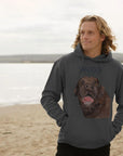 The Snack Sensei Hoodie: Featuring the Chocolate Labrador