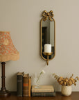 Vintage Wall Mirror with Candle Holder-0
