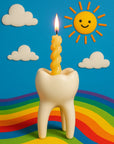 Whimsical Tooth-Shaped Vase-2