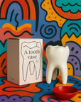 Whimsical Tooth-Shaped Vase-4