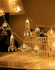 Astronaut Galaxy Space Copper LED String Light