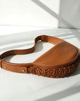 Ateena Leather Crossbody Bag – Handmade & Versatile by Gerda Retter Design at www.brixbailey.com