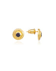 Luna Gemstone Studs Black Onyx