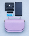 Aura Handmade Leather Bag - Pastel Violet
