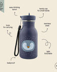 Stainless Steel Water Bottle 350 ml Mr Penguin
