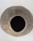 Solid Colour Wool Cocoon Basket