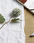 Pale Blue Green Faux Chrysanthemum Stem