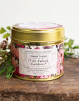 The Palace Gardens Candle in a Matt Gold Tin