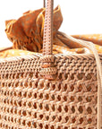 Rattan Mesh Tote Shopper