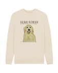 Golden Retriever Vibes: Sustainable Men’s Sweatshirt