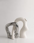 Ceramic Simple White Vase Nordic Home Decoration-4