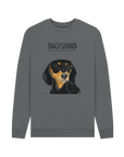 Mischievous Black & Tan Hot Dog Sweatshirt – For the Fearless Doxie Fans!