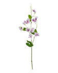 Lifelike Purple Sweetpea Stem for Cottage Garden Style
