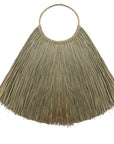 Large Seagrass Fan Wall Decor - Natural- Sale