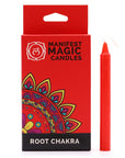Manifest Magic Candles (pack of 12) - Red - Root Chakra