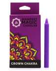Manifest Magic Candles (pack of 12) - Violet - Crown Chakra