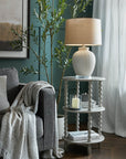 Elegant Camden Round Side Table | Modern Tall Accent Piece