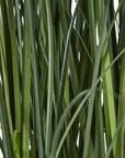 Vibrant Blue Agapanthus Faux Plant in Decorative Pot