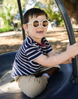 Babiators Original Euro Round Sunglasses - Sweet Cream
