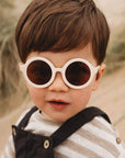 Babiators Original Euro Round Sunglasses - Sweet Cream